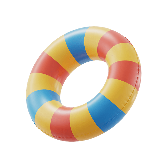 联谱活动泳圈元素